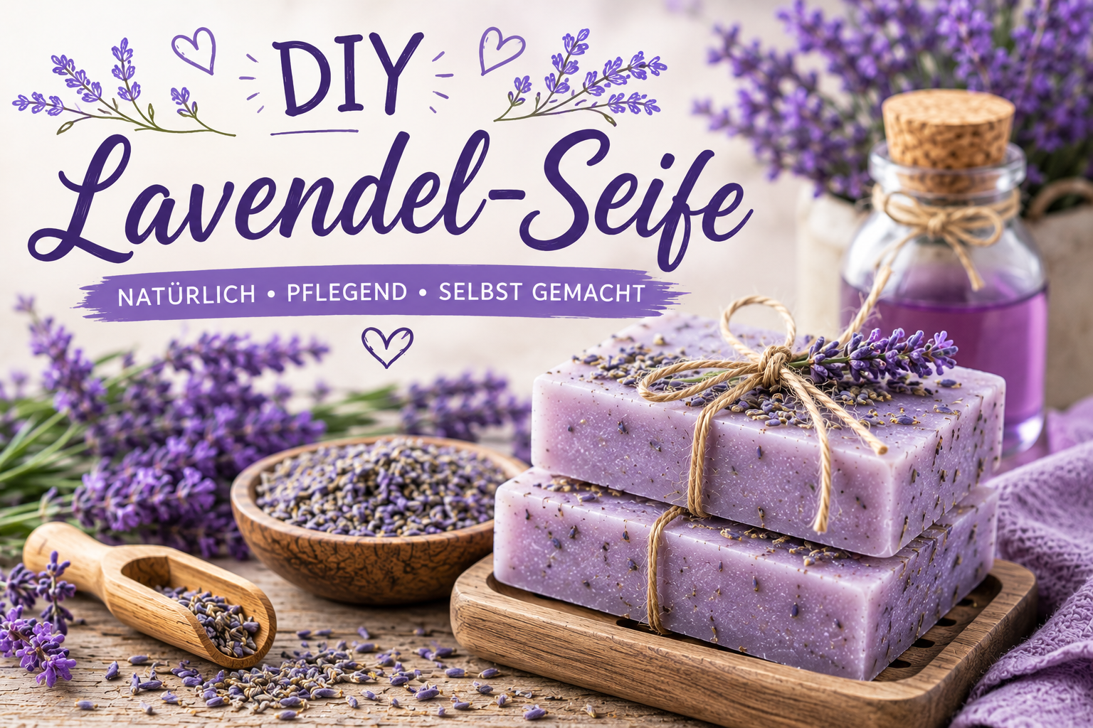 Lavendel Seife Header