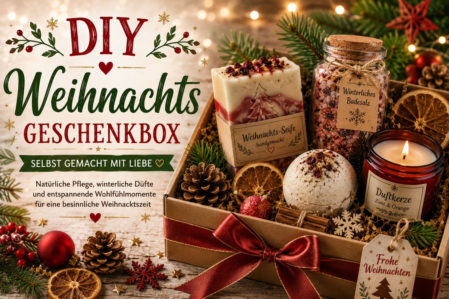 Weihnachts Geschenkbox Header